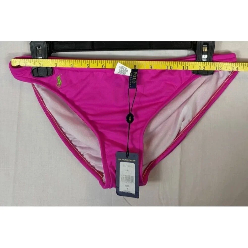 Polo Ralph Lauren Swimwear Hipster Bottoms RL5CC93 Pink Women’s Small NWT